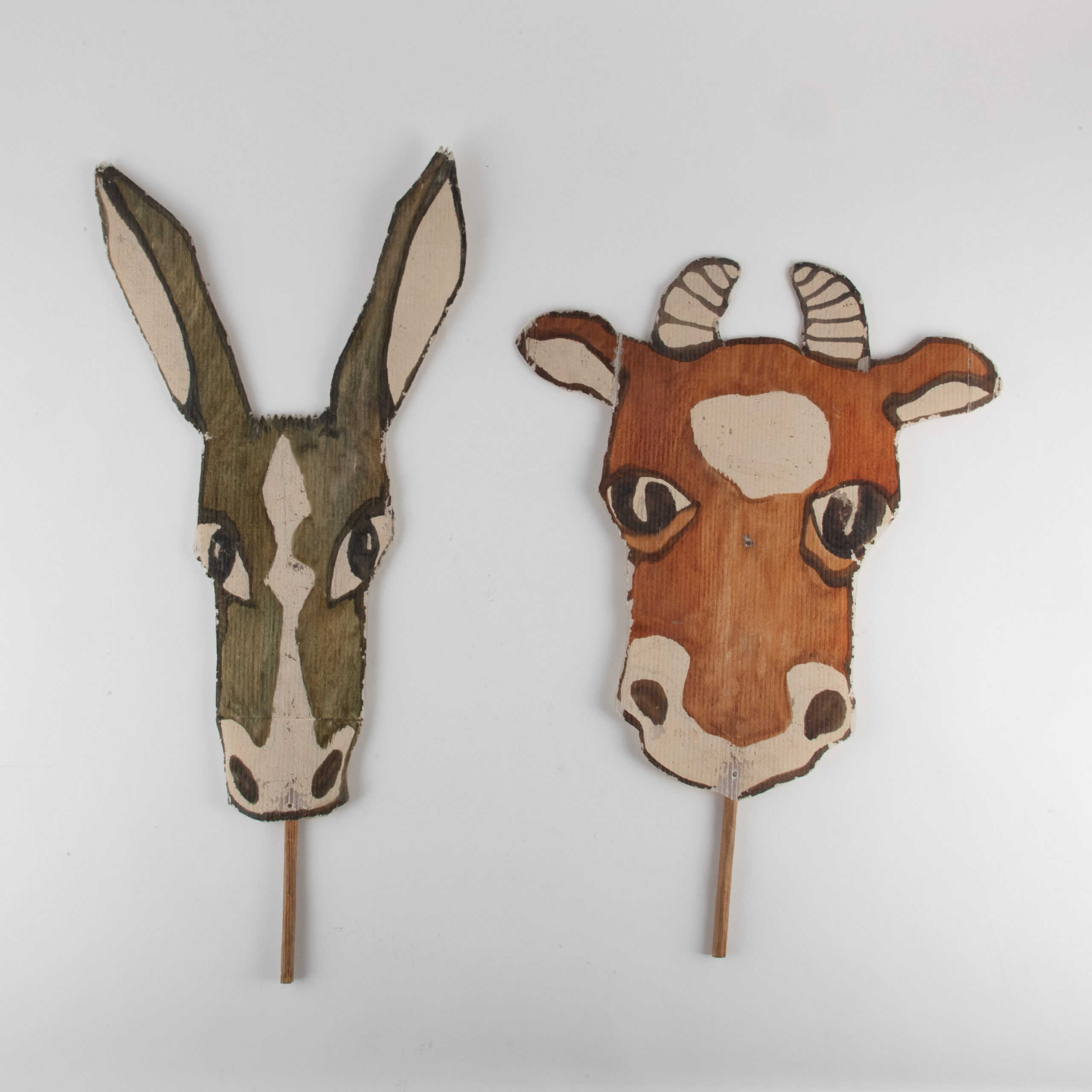 Głowy osła i krowy